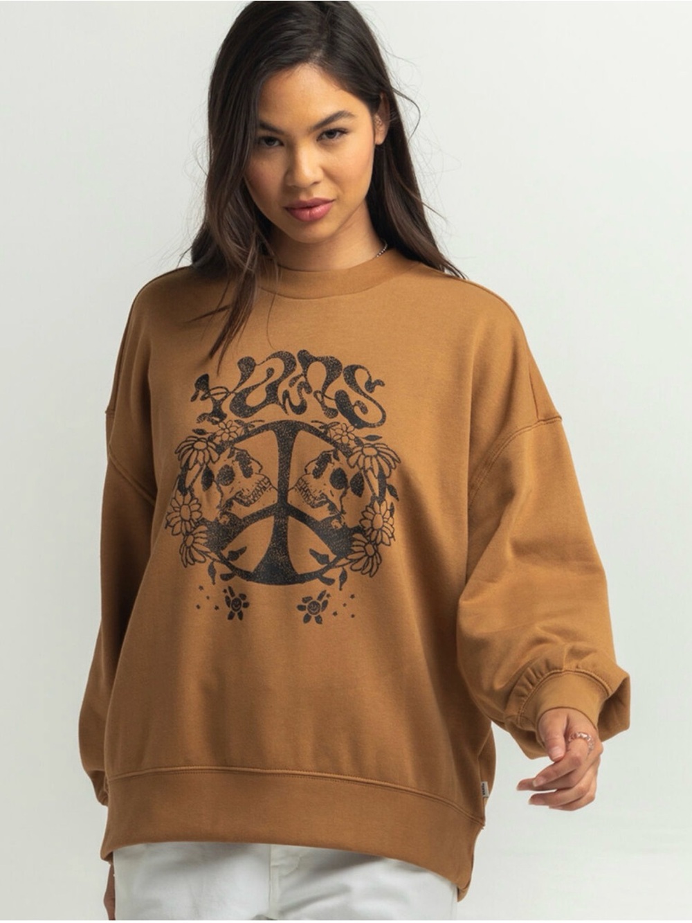 Vans Survive Slouchy Crewneck Sweatshirt M